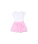 2-tlg. Set T-Shirt und Tüllrock Blumen