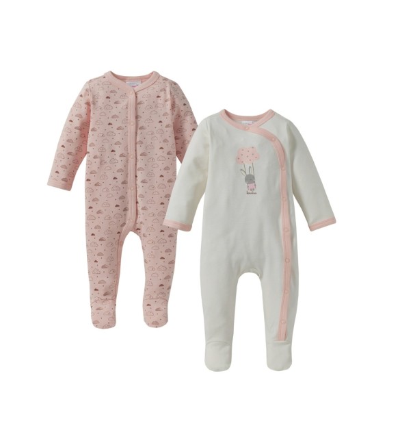 2er-Pack Schlafoveralls