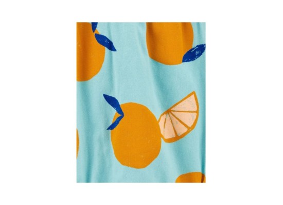 3-tlg. Set Body Flügelarm, Body ohne Arm und Shorts Orangen