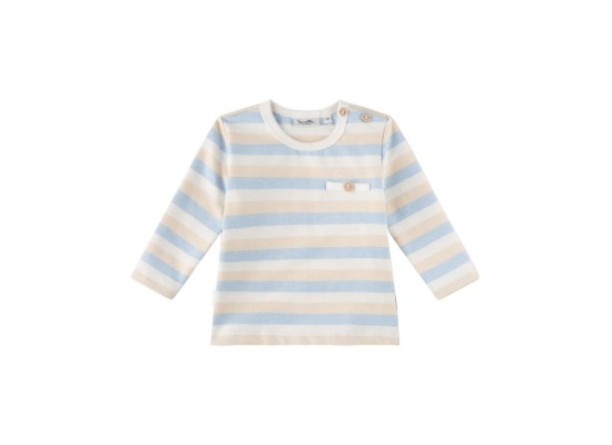 Shirt langarm Ringel Struktur