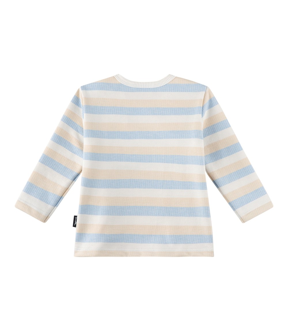 Shirt langarm Ringel Struktur