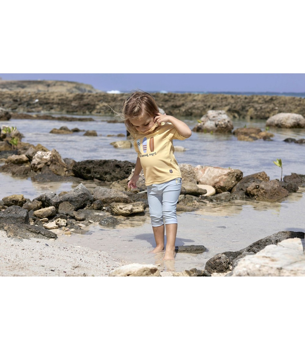 Capri-Schwimmleggings mit Windeleinsatz und UV-Schutz