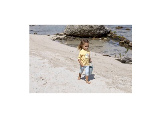 Capri-Schwimmleggings mit Windeleinsatz und UV-Schutz