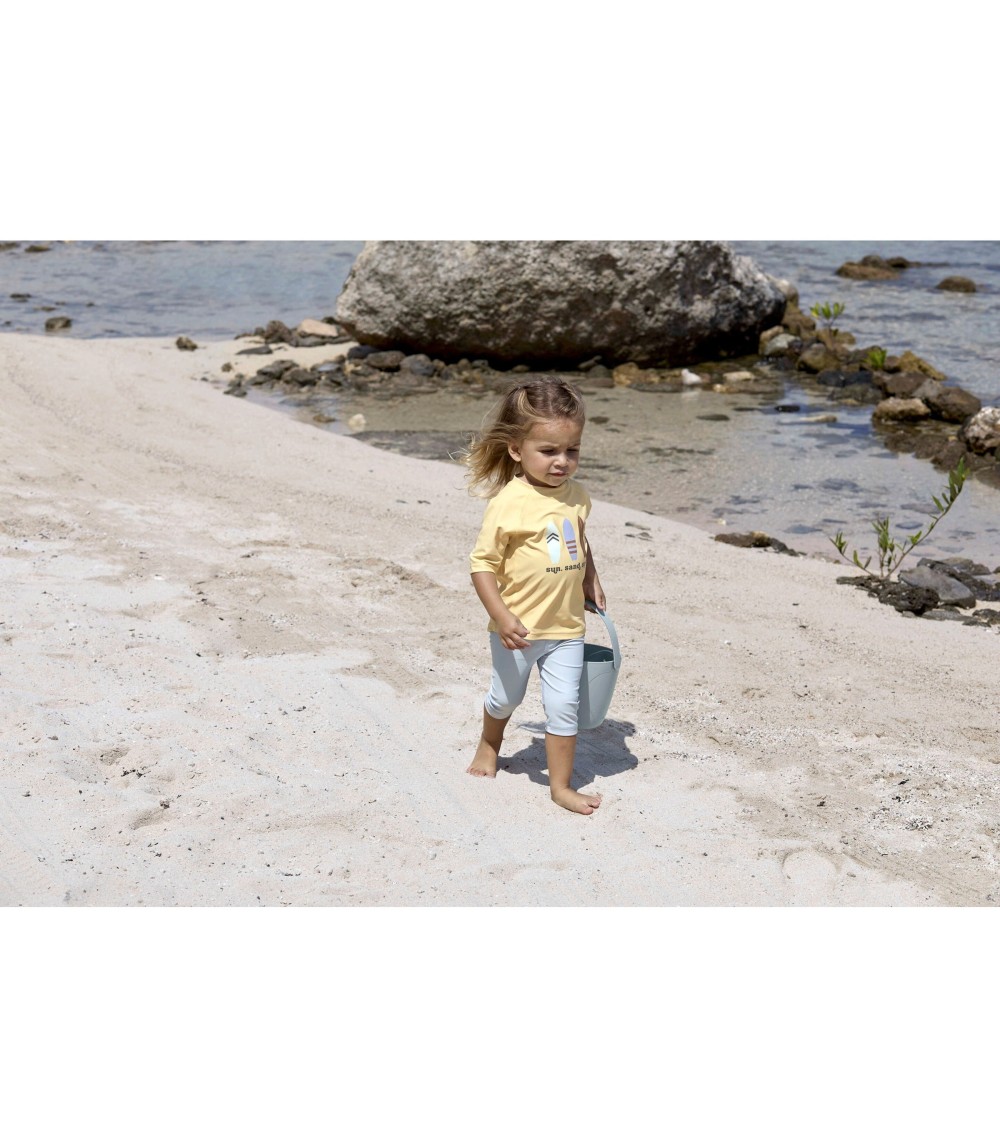 Capri-Schwimmleggings mit Windeleinsatz und UV-Schutz