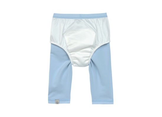 Capri-Schwimmleggings mit Windeleinsatz und UV-Schutz