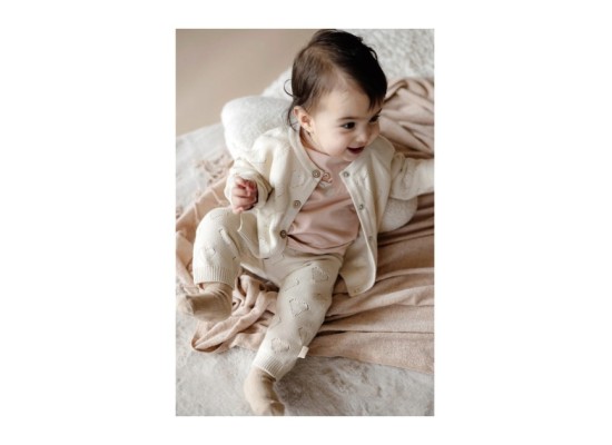 Ajour-Strickhose Herzen