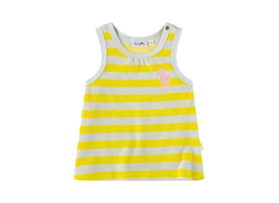 Frottee-Kleid ohne Arm Ringel Seepferdchen