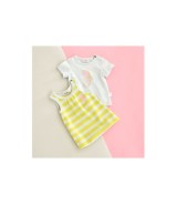 Frottee-Kleid ohne Arm Ringel Seepferdchen