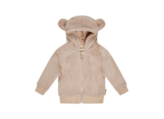 Plüschjacke Kapuze mit Ohren