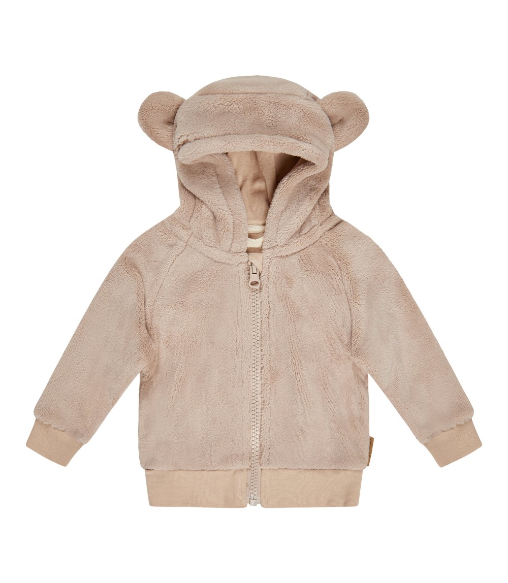 Plüschjacke Kapuze mit Ohren
