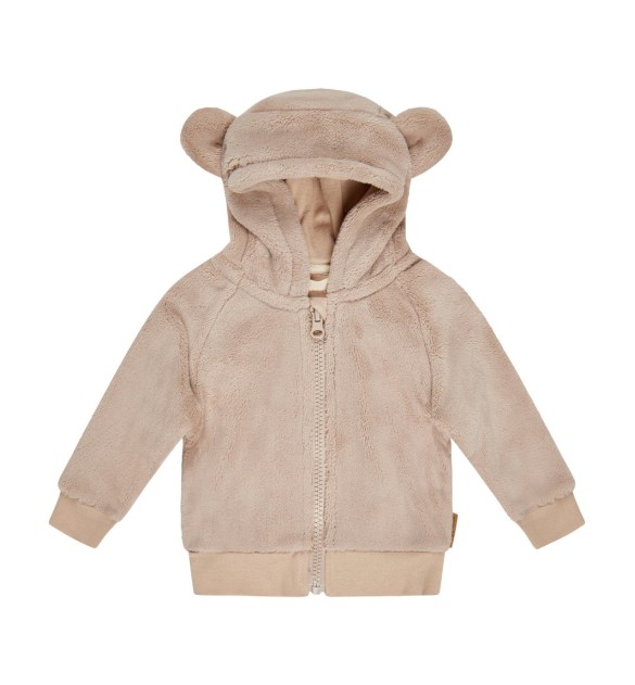 Plüschjacke Kapuze mit Ohren