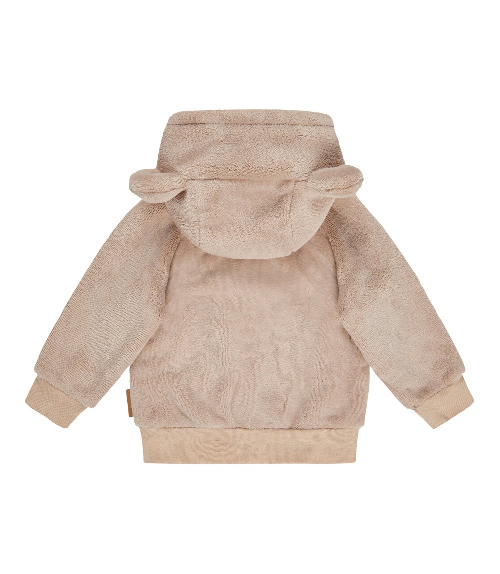 Plüschjacke Kapuze mit Ohren