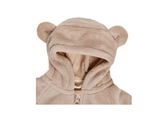 Plüschjacke Kapuze mit Ohren