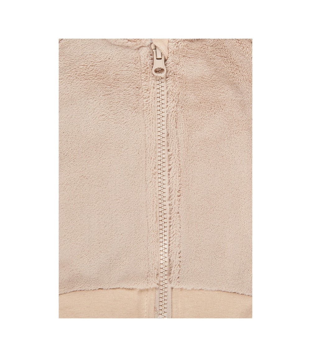 Plüschjacke Kapuze mit Ohren