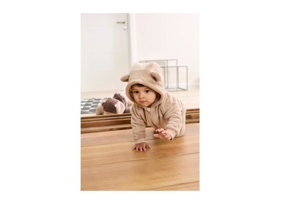 Plüschjacke Kapuze mit Ohren