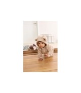 Plüschjacke Kapuze mit Ohren