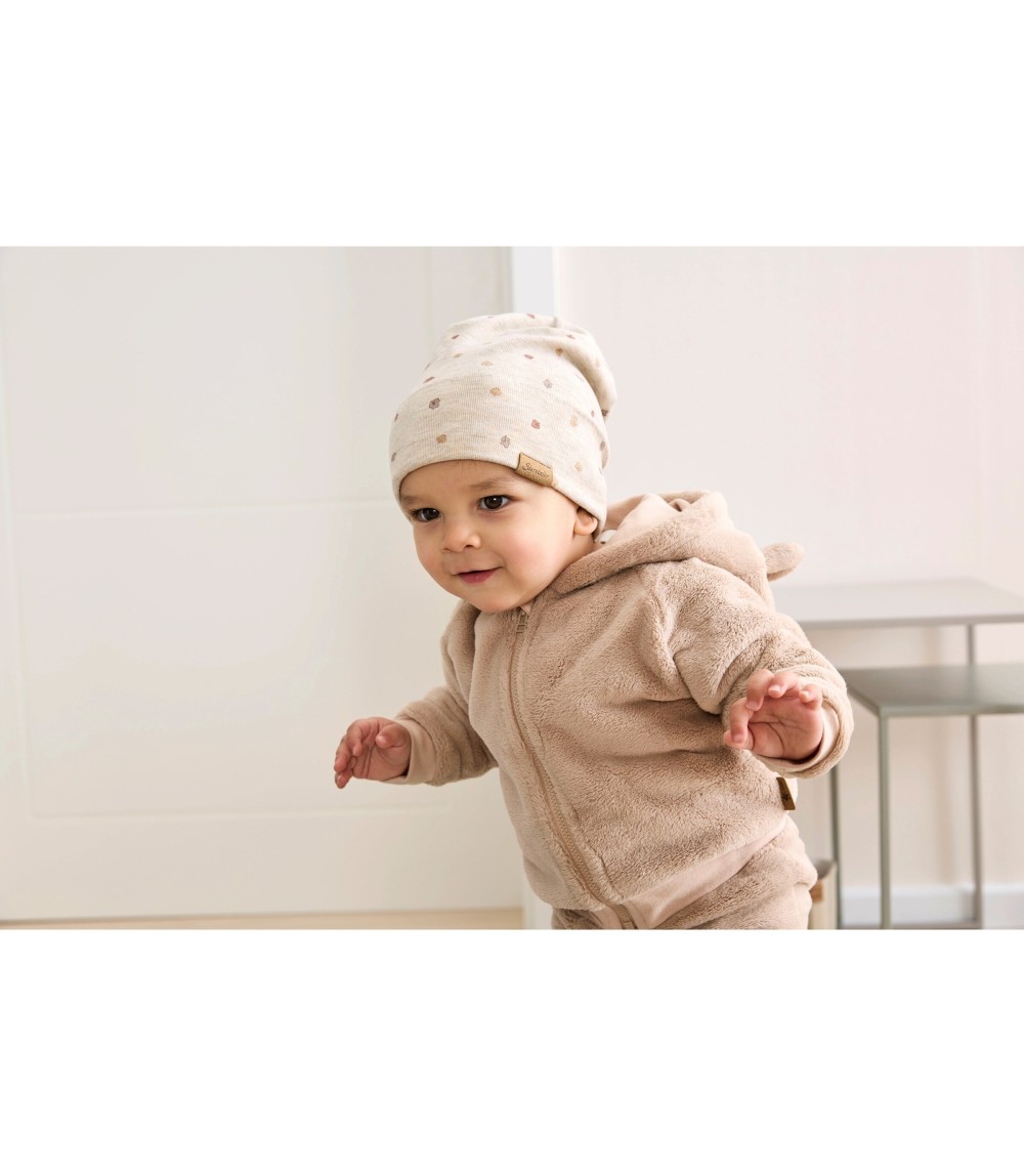 Plüschjacke Kapuze mit Ohren