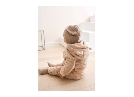 Plüschjacke Kapuze mit Ohren