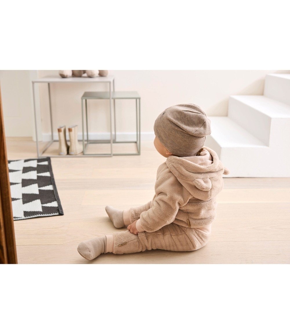 Plüschjacke Kapuze mit Ohren