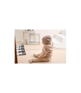 Plüschjacke Kapuze mit Ohren