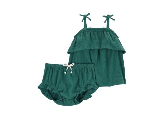 2-tlg. Set Top und Höschen Rüschen