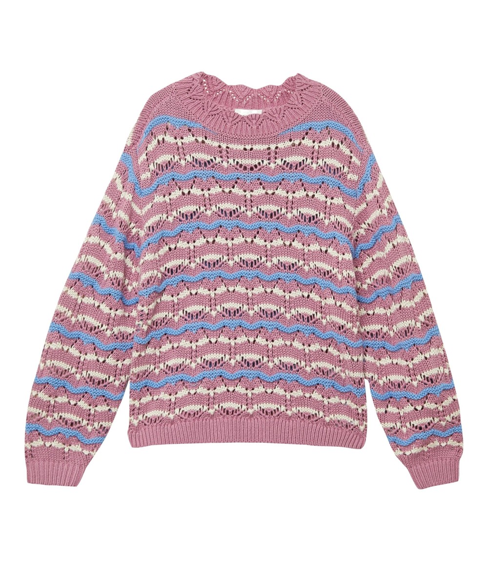 Pullover Ajour Ringel