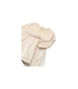 Tüllkleid langarm 2in1 Strickpullover mit Tüllrock Pailletten