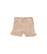 Krepp-Shorts Blumen Rüschen