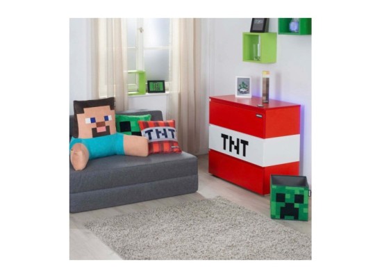 Kommode mit 3 Schubladen, LED Beleuchtung _2 PS_ MINECRAFT