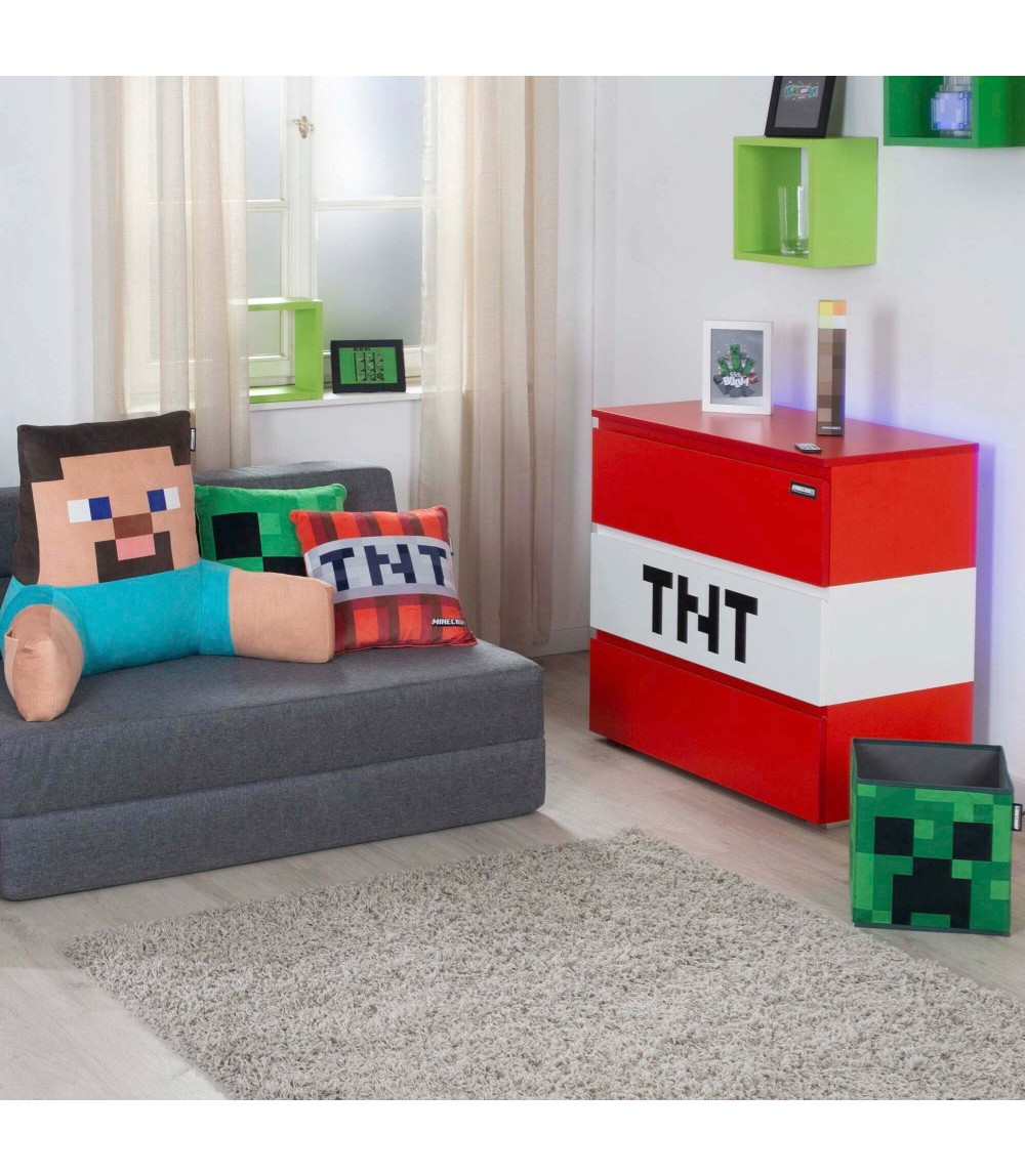 Kommode mit 3 Schubladen, LED Beleuchtung _2 PS_ MINECRAFT