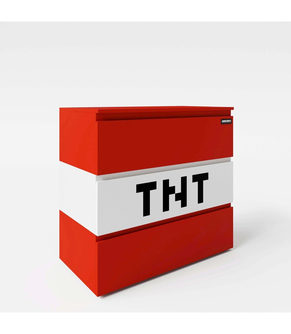 Kommode mit 3 Schubladen, LED Beleuchtung _2 PS_ MINECRAFT