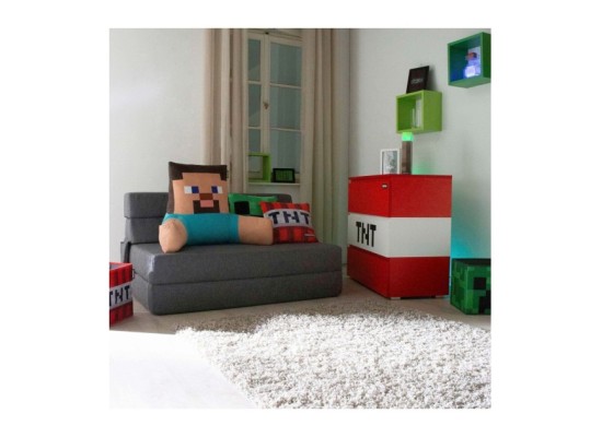 Kommode mit 3 Schubladen, LED Beleuchtung _2 PS_ MINECRAFT