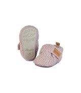 Krabbel-und Hausschuhe mit Klettverschluss Plüsch