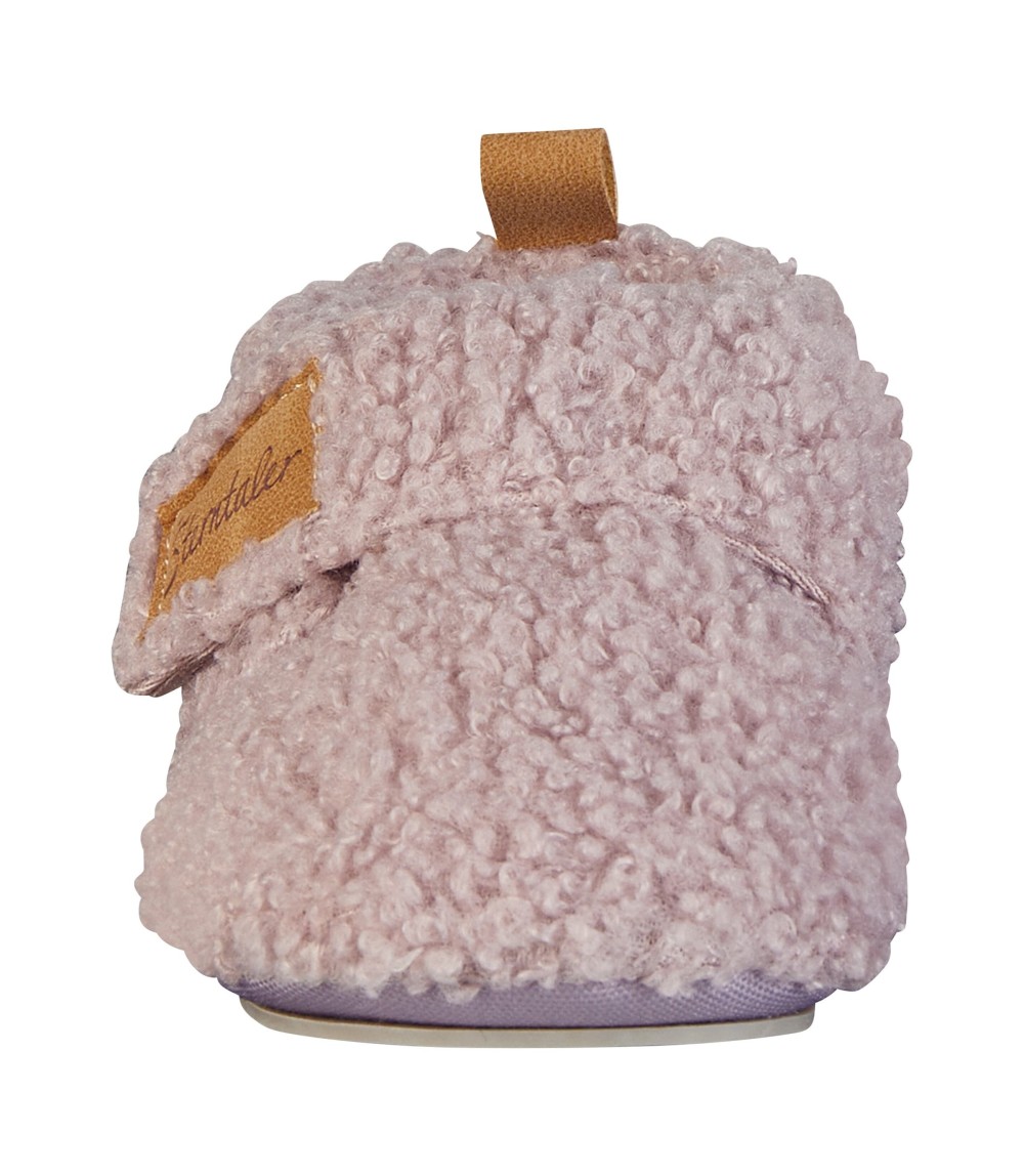 Krabbel-und Hausschuhe mit Klettverschluss Plüsch