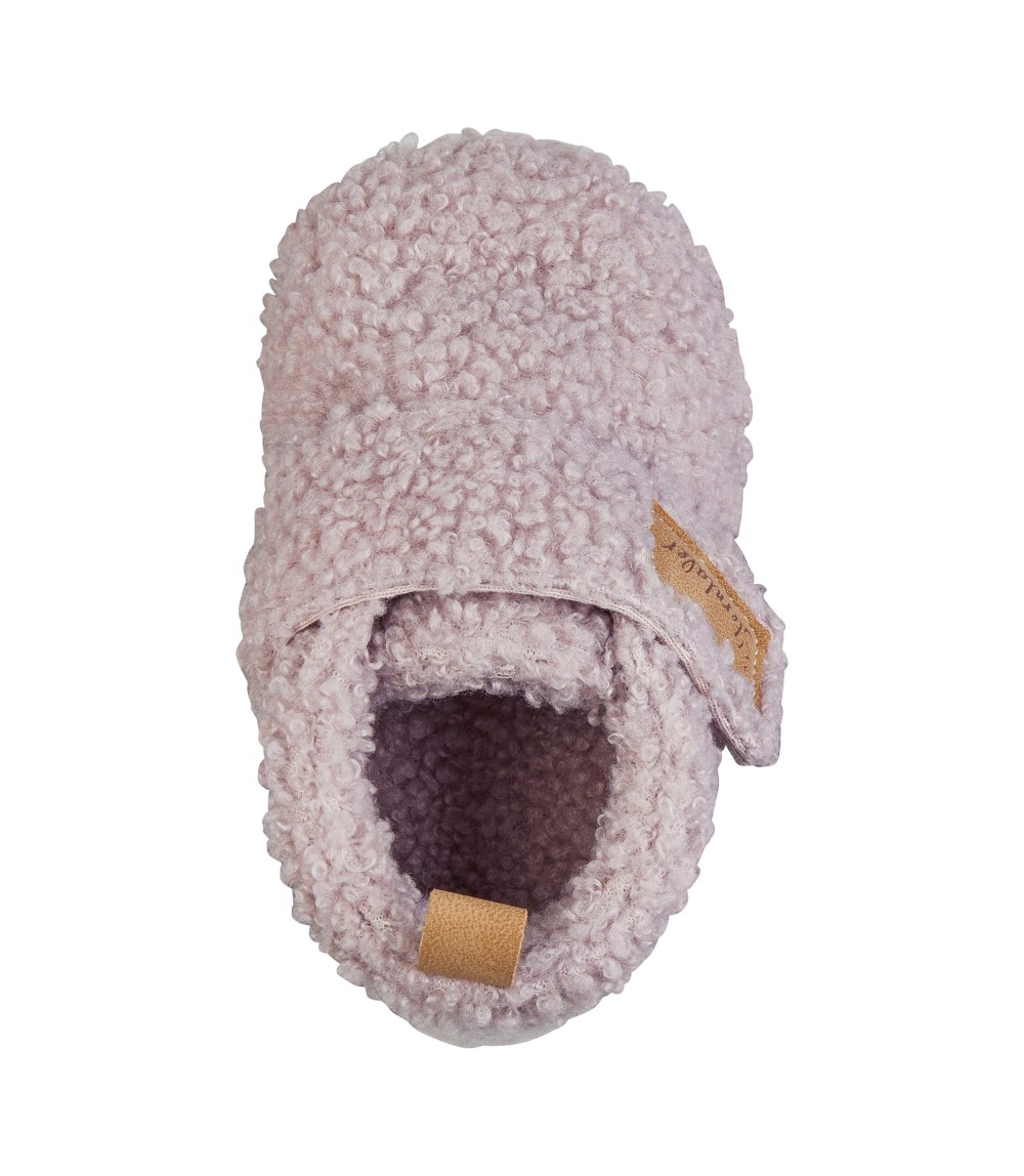Krabbel-und Hausschuhe mit Klettverschluss Plüsch