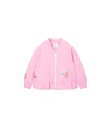 Sweatjacke Ananas Rüschen