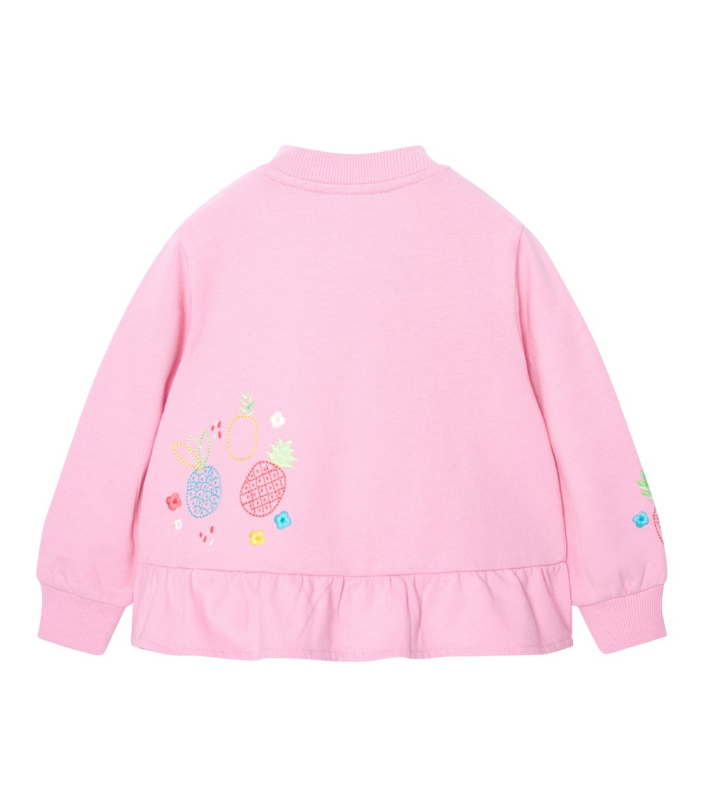 Sweatjacke Ananas Rüschen
