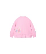 Sweatjacke Ananas Rüschen