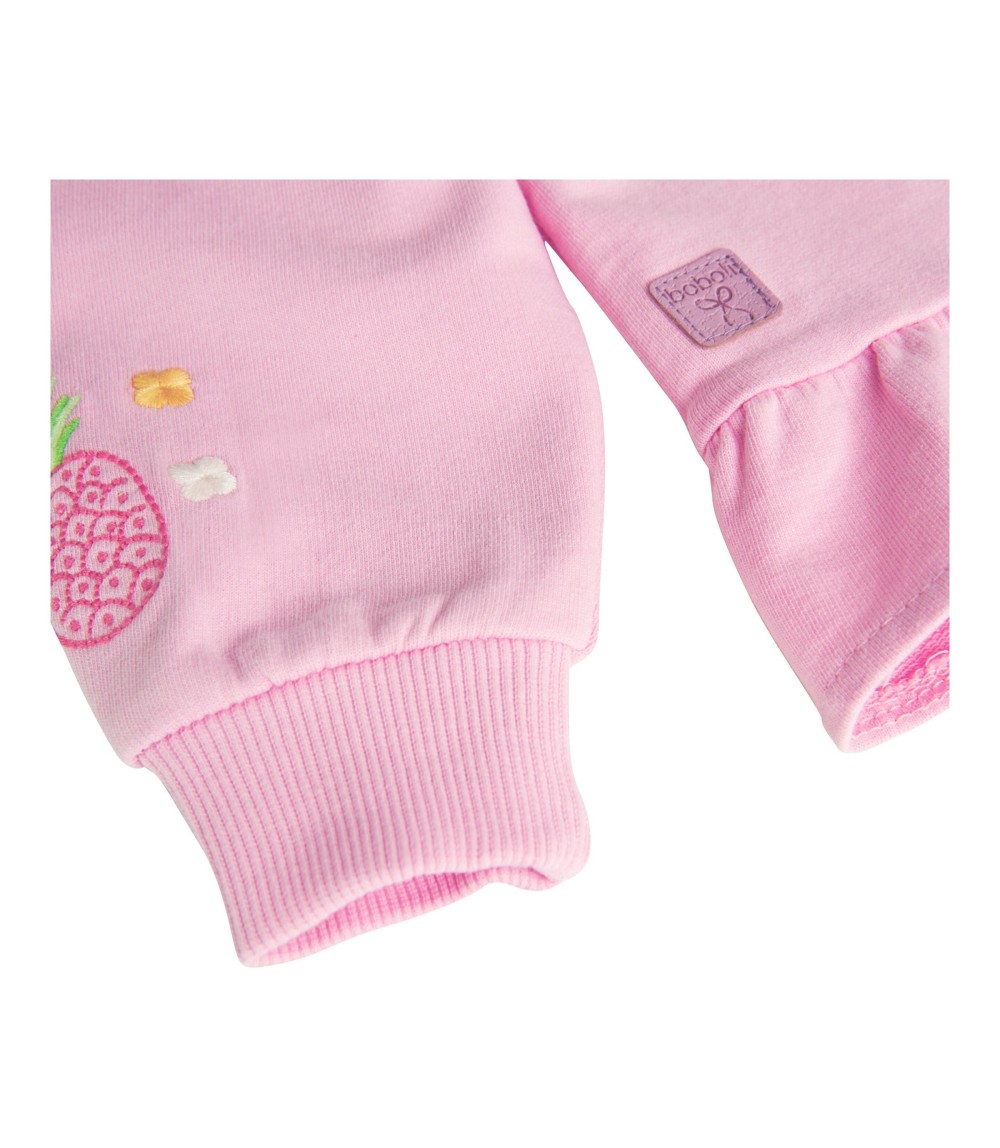 Sweatjacke Ananas Rüschen