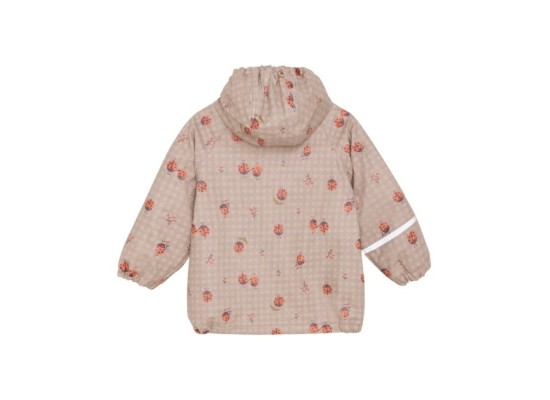 Regenjacke mit abnehmbarer Kapuze gefüttert Marienkäfer