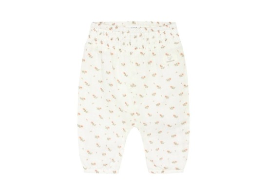 Jogginghose Blumen Leinenoptik