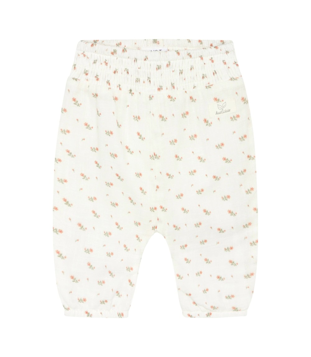 Jogginghose Blumen Leinenoptik