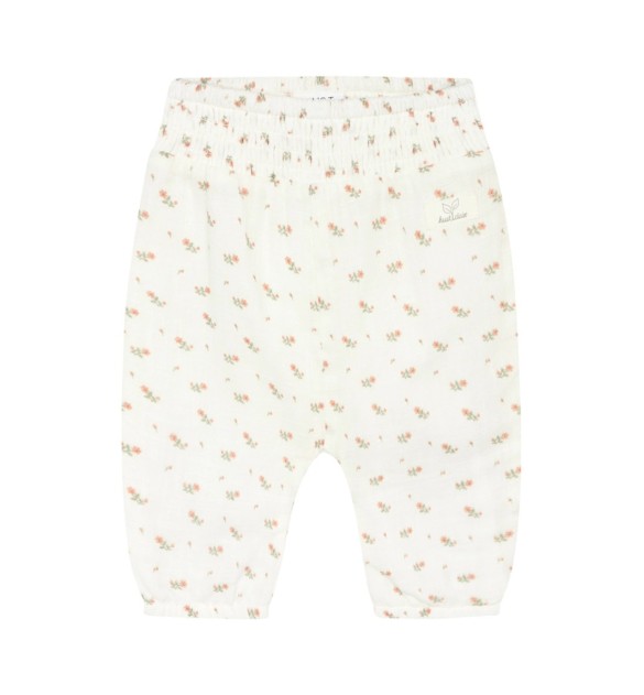 Jogginghose Blumen Leinenoptik