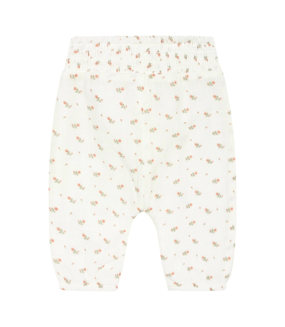 Jogginghose Blumen Leinenoptik