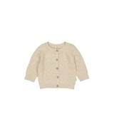 Ajour-Strickjacke Herzen