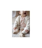 Ajour-Strickjacke Herzen