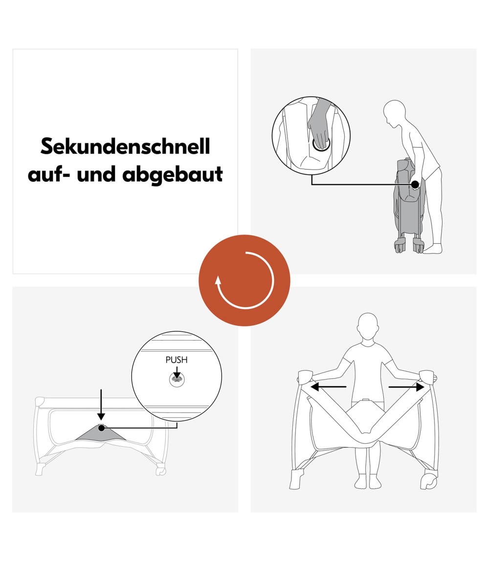 Reisebett Sleep N Easyfold