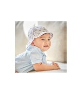 Schirmmütze mit Nacken- und UV-Schutz Fische