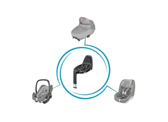 Isofix-Basis Familyfix 3 für Jade, Coral, Pebble Pro, Pearl Pro 2