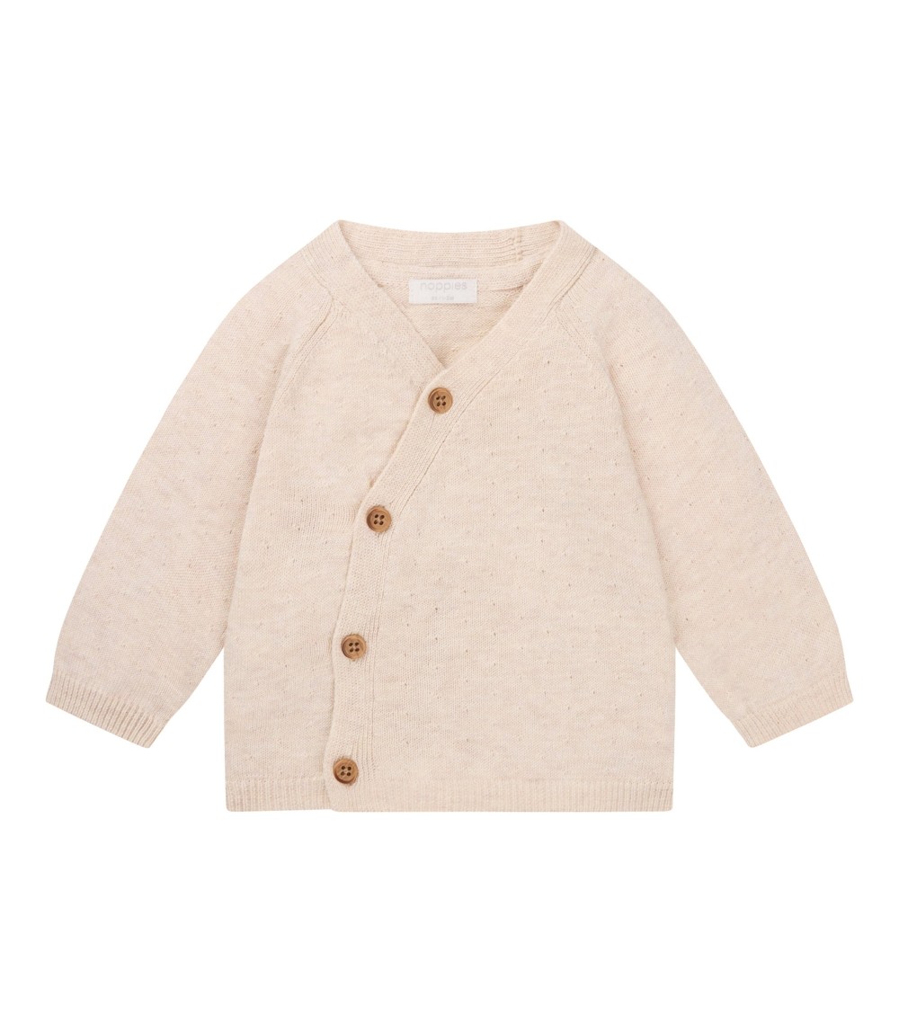 Wickel-Strickjacke Ajour